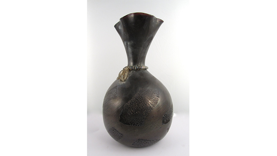 Vaso Nerox- Vetreria Fratelli Toso - Ermanno Toso - 1952
