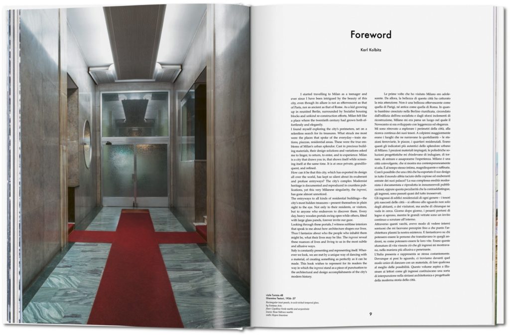 Entryways of Milan – Ingressi di Milano, Taschen. 