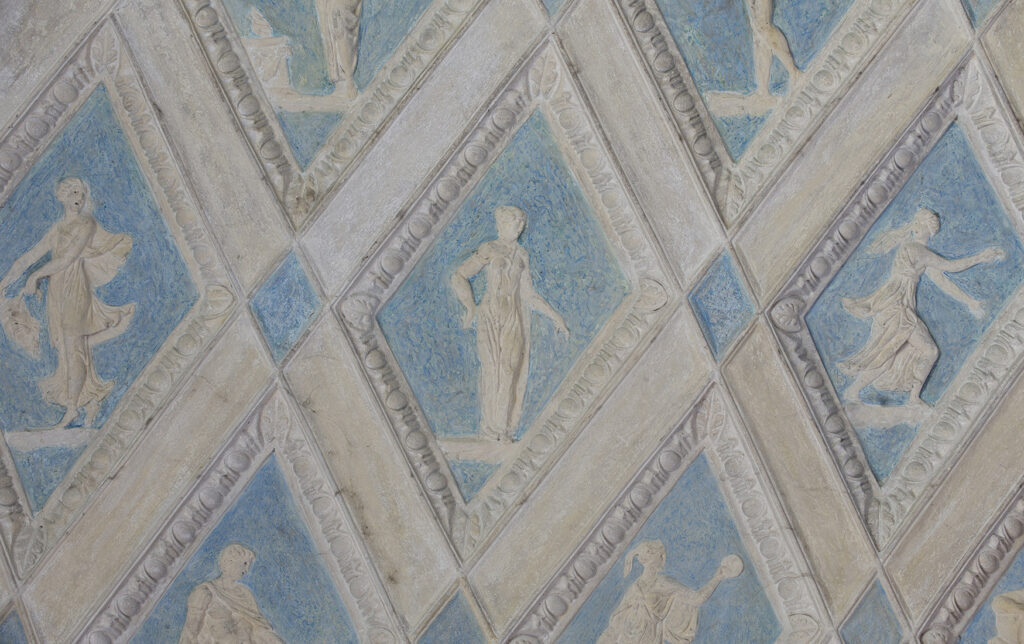 Giulio Romano e allievi Afrodite velata Volta della Camera del Sole e della Luna 1527 stucco Mantova, Palazzo Te Foto: Gian Maria Pontiroli © Fondazione Palazzo Te