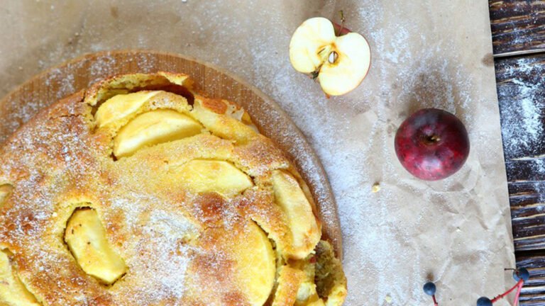 torta di mele alla ricotta
