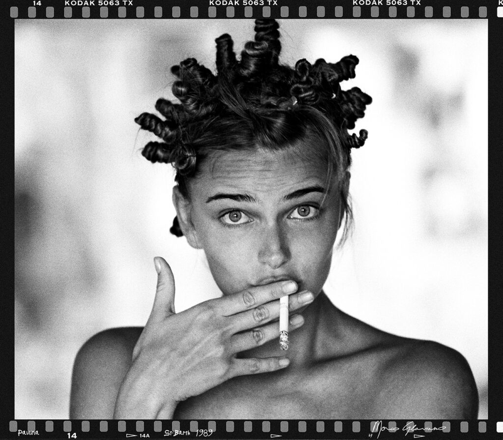 Paulina Porizova II, St.Barth 1989, Fine_Art_Giclée_Print©Marco Glaviano