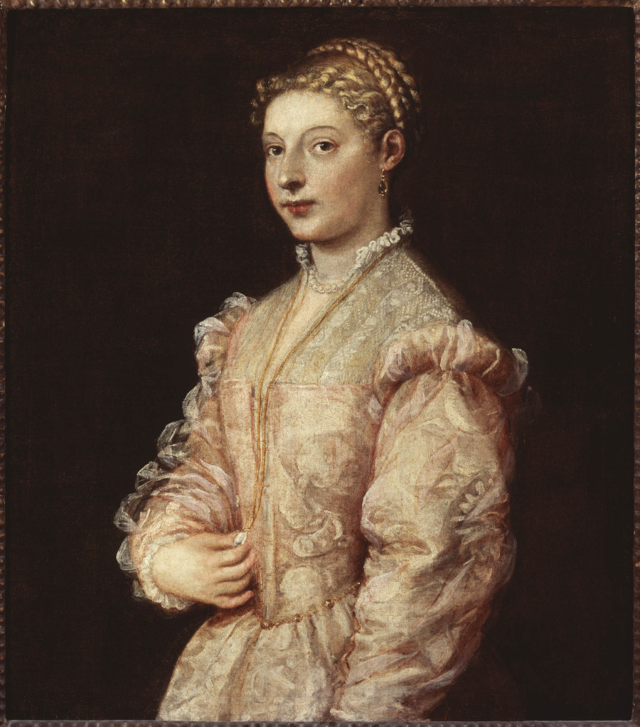 TIZIANO Ritratto di giovinetta, 1545 circa Olio su tela, 84,5x73 cm Napoli, Museo Nazionale di Capodimonte
