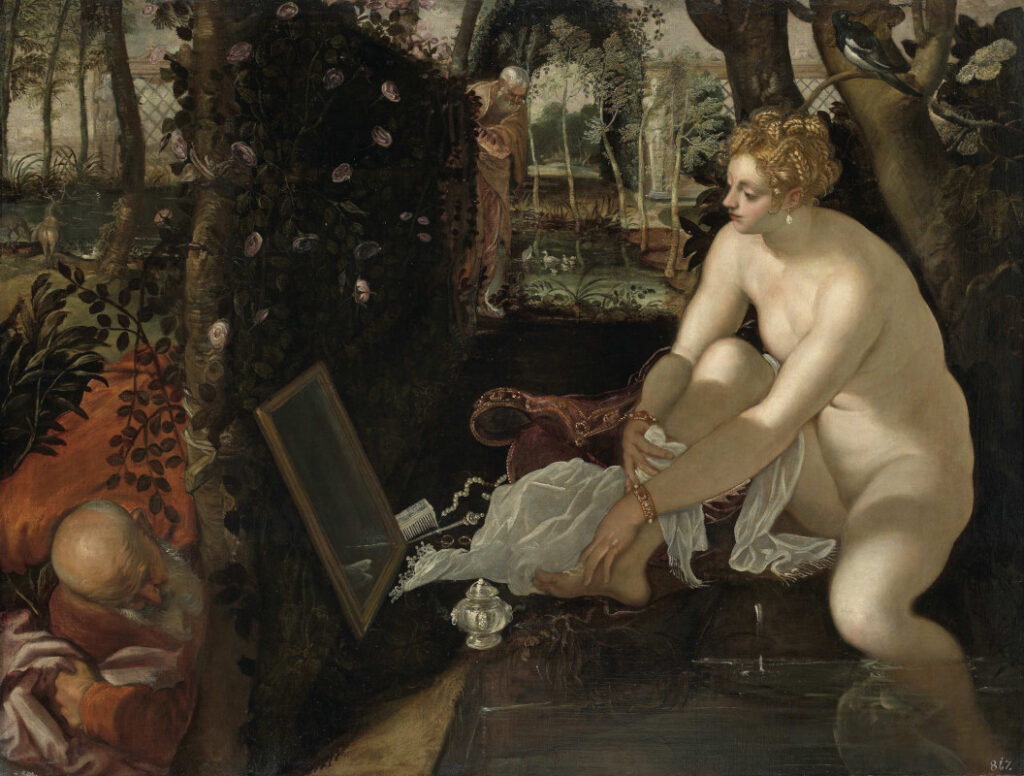 TINTORETTO Susanna e i vecchioni, 1555-1556 circa Olio su tela, 146x193,6 cm Vienna, Kunsthistorisches Museum