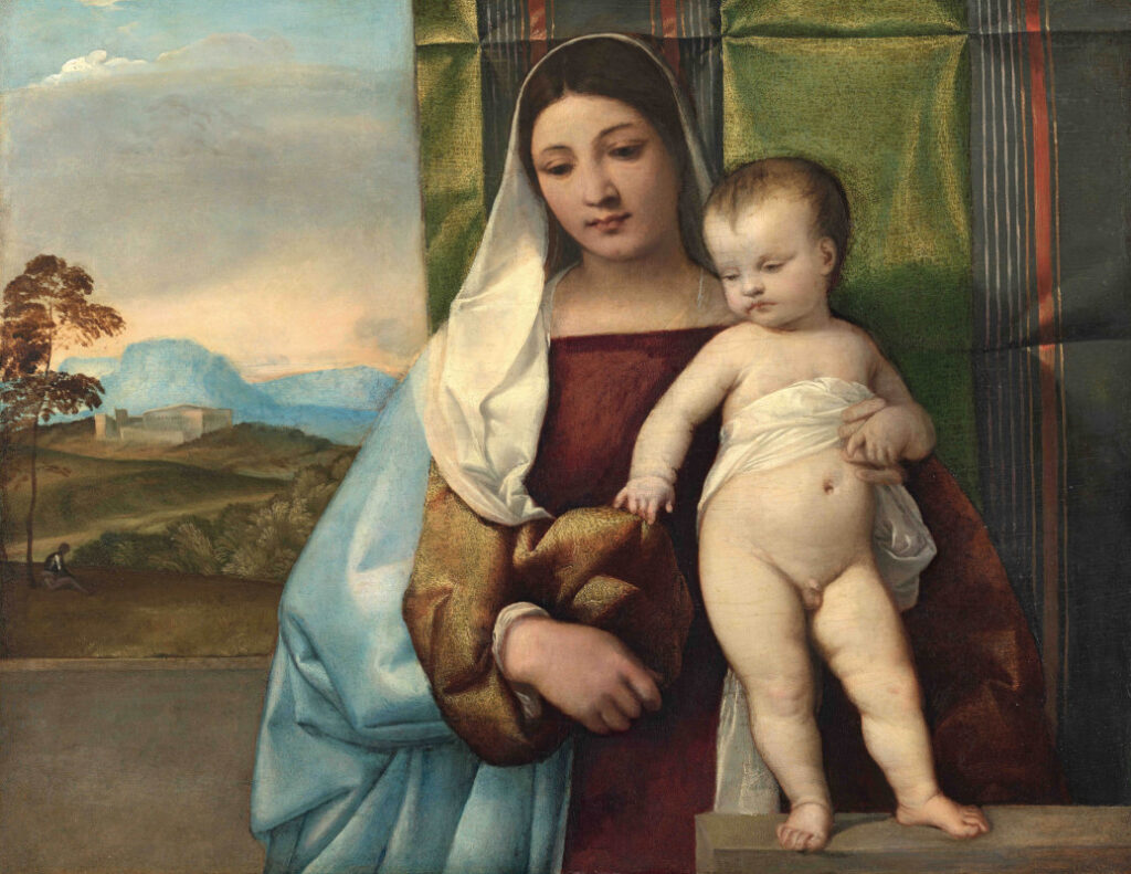 4-TIZIANO-Madonna-con-Bambino-1510-1511